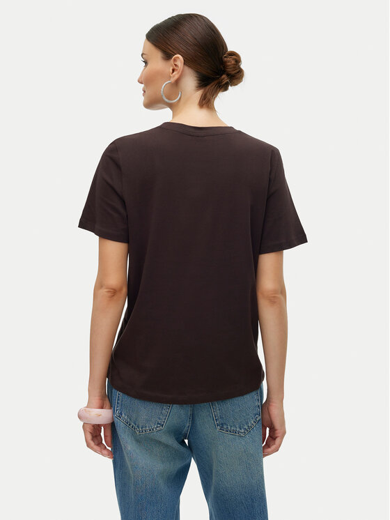 Vero Moda Vero Moda T-Shirt Paulina 10316991 Braun Regular Fit