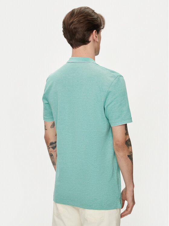 Wrangler Wrangler Polo Refined 112350393 Zelena Regular Fit