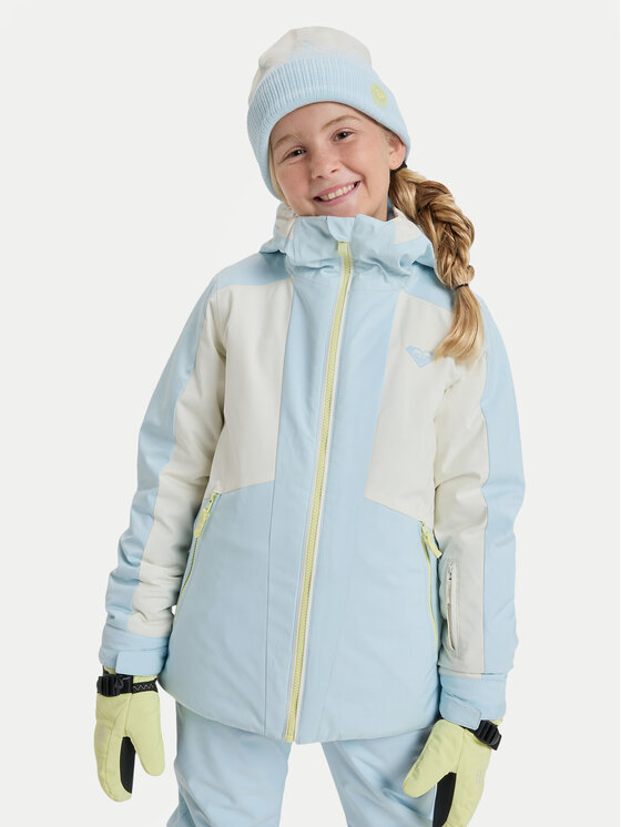 Roxy Roxy Lyžiarska bunda Dreamountains ERGTJ03193 Modrá Regular Fit