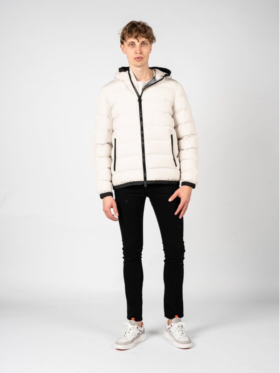 Geox Geox Bunda pro přechodné období M2629CT2961 Écru Regular Fit