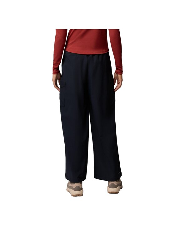 Columbia Columbia Spodnie outdoor Rail to Trail Wide Leg 2172502010 Czarny Relaxed Fit