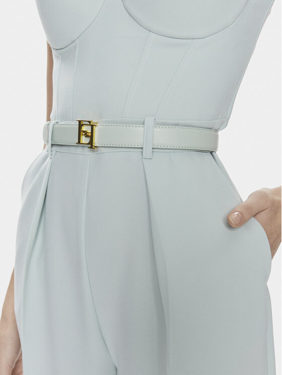 Elisabetta Franchi Elisabetta Franchi Kombinezon TU-014-41E2-V540 Błękitny Regular Fit