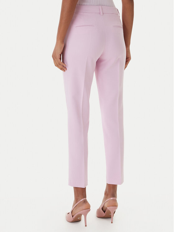 Fracomina Fracomina Riidest püksid FR26SV4002W42901 Roosa Slim Fit