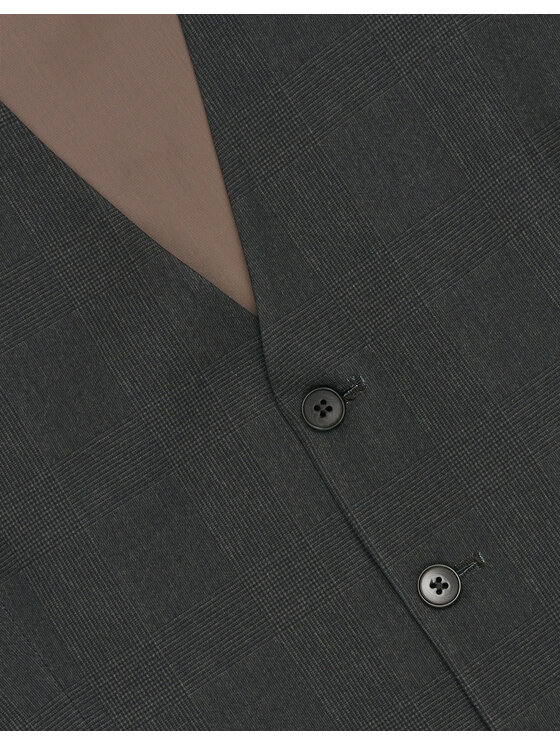 Borgio Borgio Kamizelka zuglia Zielony Slim Fit