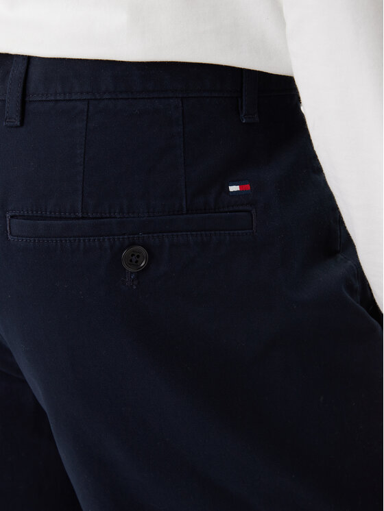 Tommy Hilfiger Tommy Hilfiger Чино панталони Denton Essential MW0MW40262 Тъмносин Straight Fit