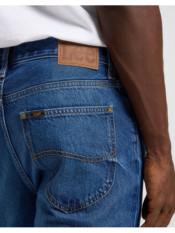 Lee Lee Jeansy WEST Niebieski Loose Fit