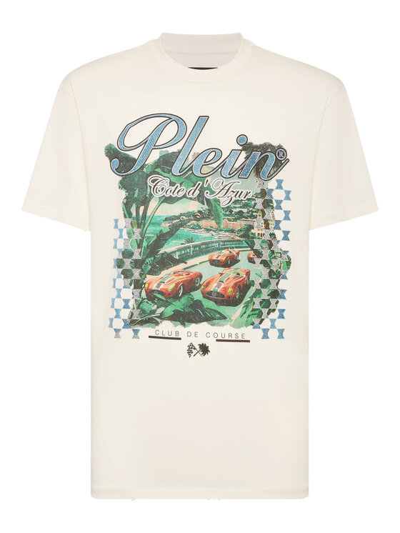 PHILIPP PLEIN PHILIPP PLEIN T-shirt 24941 Bianco Regular Fit