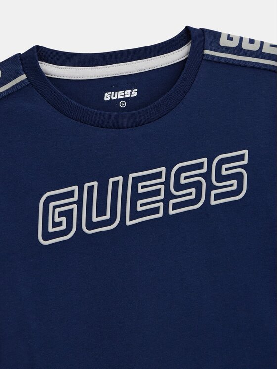 Guess Kids Guess Kids T-shirt 176125 Blu Classic Fit