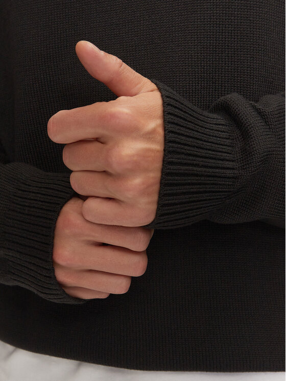 Tommy Jeans Tommy Jeans Džemper Badge DM0DM20706 Crna Regular Fit