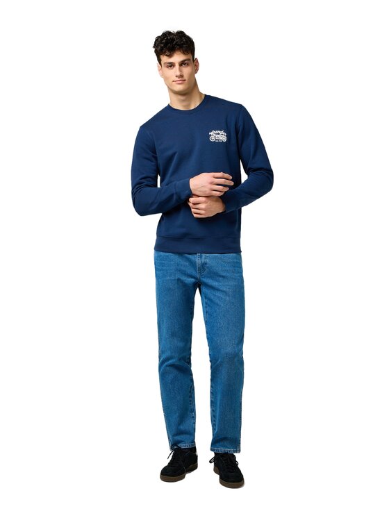 Wrangler Wrangler Jeansy 112373153 Niebieski Straight Leg