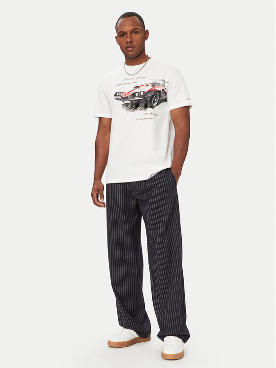 Guess Guess T-Shirt M6YI45 K4231 Biały Regular Fit