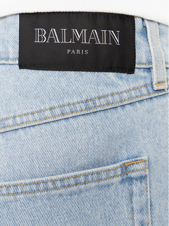 Balmain Balmain Jeansy DH1MI043DE59 Niebieski Regular Fit
