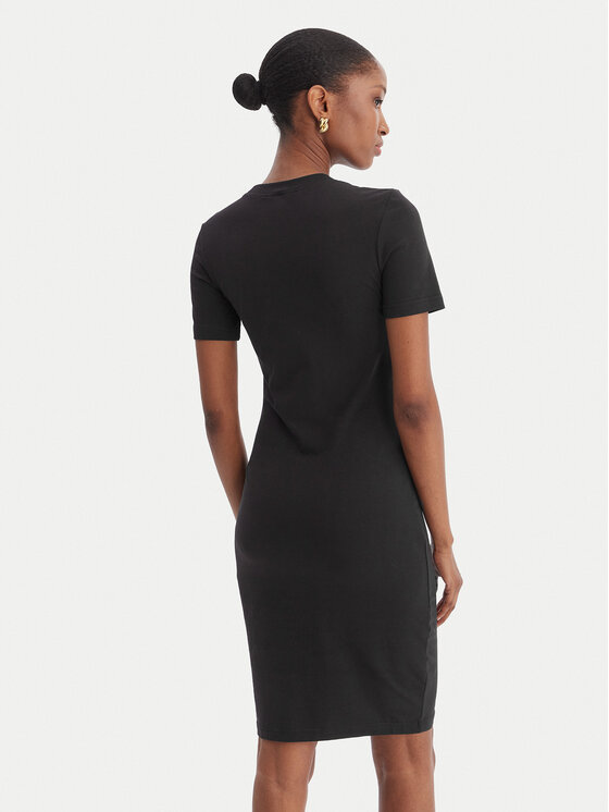 Versace Jeans Couture Versace Jeans Couture Kleid für den Alltag 80HAOT02 CJ03T Schwarz Slim Fit