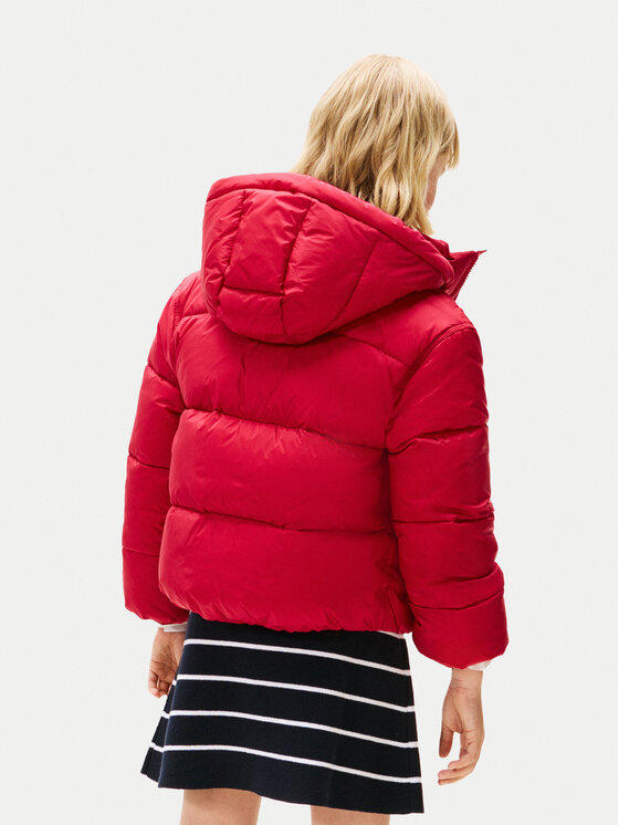 Tommy Hilfiger Tommy Hilfiger Žieminė striukė KG0KG08759 D Raudona Regular Fit