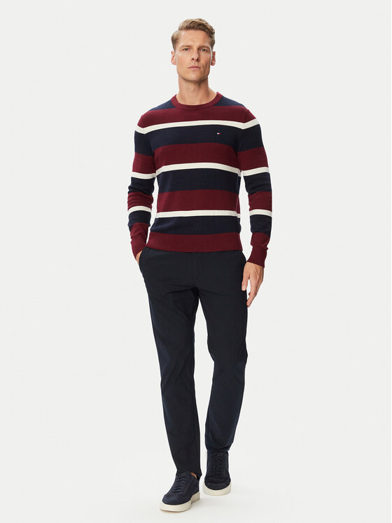 Tommy Hilfiger Tommy Hilfiger Megztinis Pima MW0MW28046 Spalvota Regular Fit
