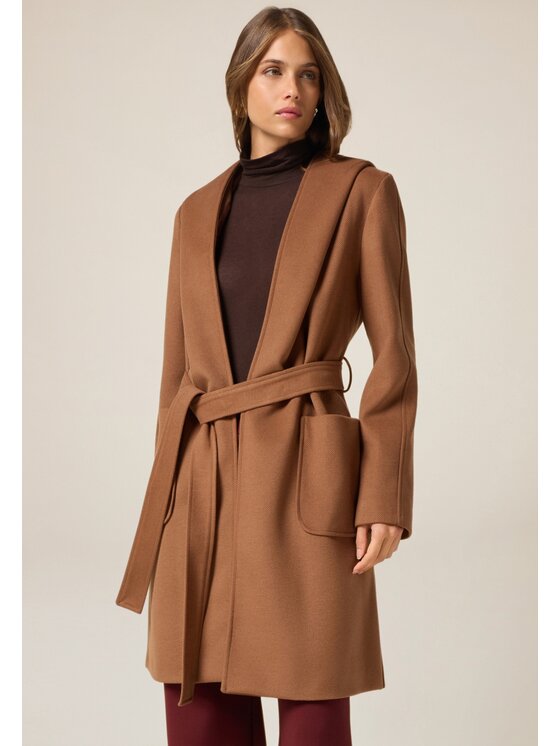 Oltre Oltre Cappotto invernale 8721R001288N012 Marrone A-Line Fit