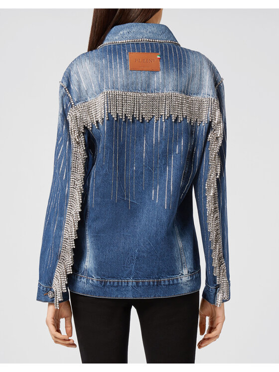 PHILIPP PLEIN PHILIPP PLEIN Giacca di jeans 6537 Blu Regular Fit