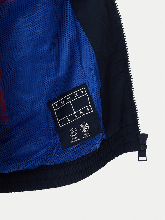 Tommy Jeans Tommy Jeans Demisezoninė striukė Flag DW0DW22914 Tamsiai mėlyna Regular Fit