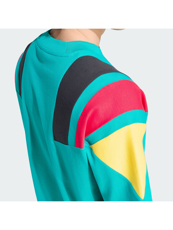 adidas adidas Koszulka techniczna 169118 Zielony Loose Fit