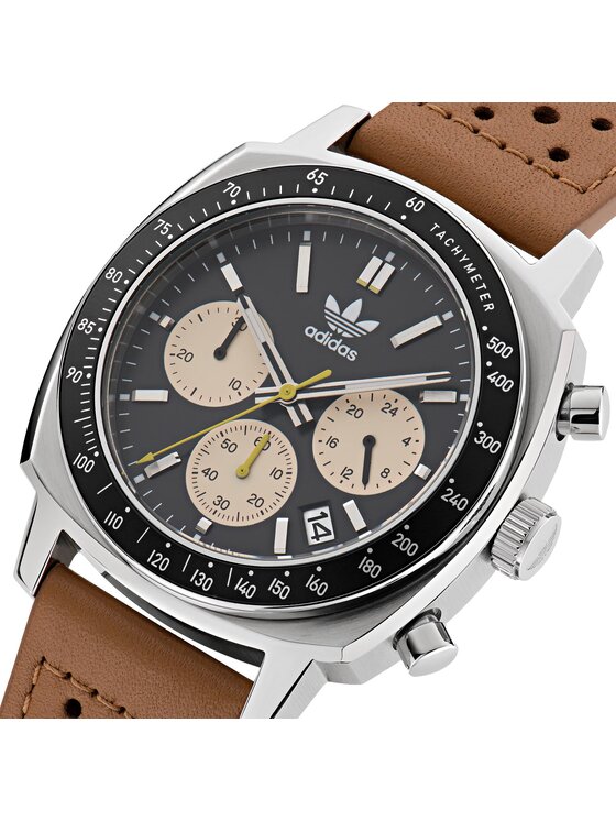 adidas adidas Годинник Originals Master Originals One Chrono AOFH23576 Коричневий