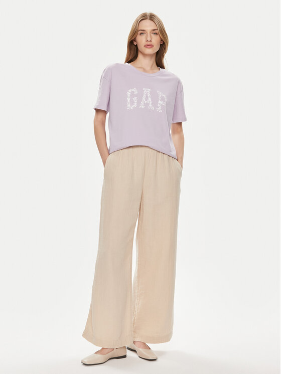 Gap Gap T-shirt 875093-02 Viola Relaxed Fit
