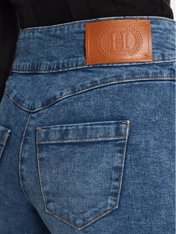 Silvian Heach Silvian Heach Farmer Galta GPA24261JE Kék Wide Leg