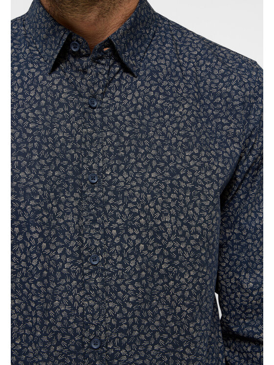 Mustang Mustang Camicia ELMORE Blu Regular Fit