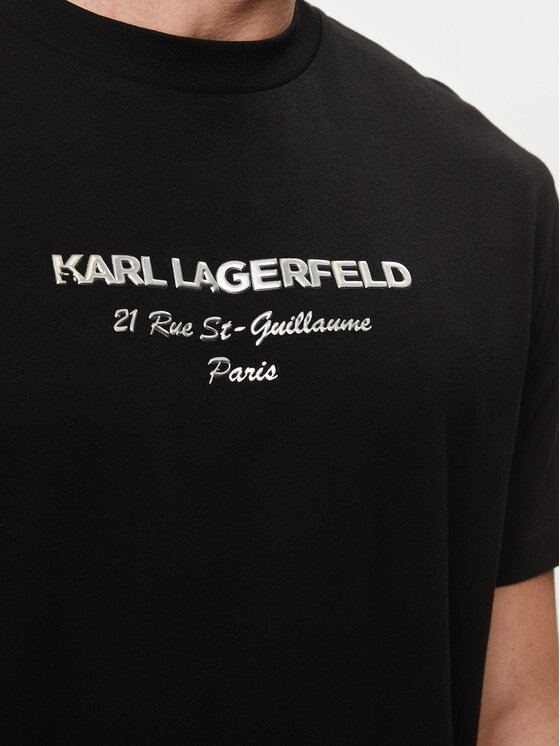 KARL LAGERFELD KARL LAGERFELD T-Shirt 755056 542224 Černá Regular Fit