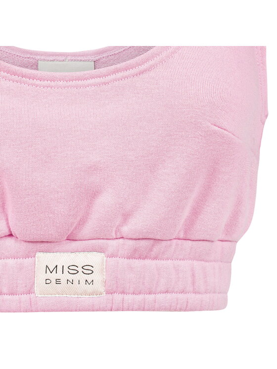 MissDenim MissDenim Top Flippy Top Różowy Basic Fit