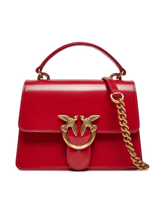 PINKO Pinko Handtasche Love One Top Handle Mini Light 100071 A1EN Rot