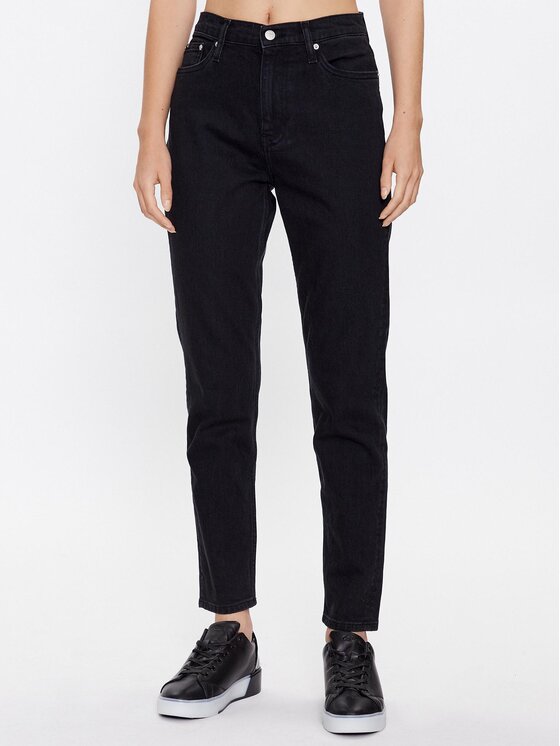 Calvin Klein Jeans Calvin Klein Jeans Jeansy J20J221247 Černá Mom Fit