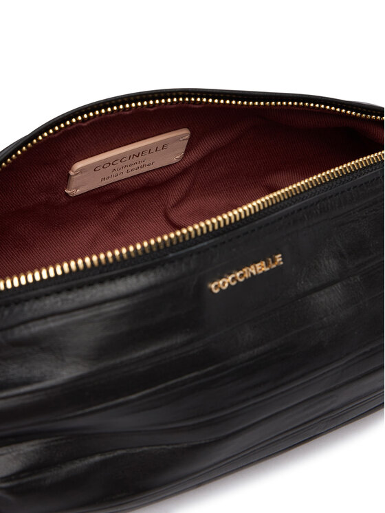 Coccinelle Coccinelle Torbica U4Q Coccinelle Roll Plisse E1 U4Q 15 02 01 Crna