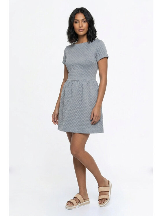 FIGL FIGL Φόρεμα καθημερινό M1366 Γκρι A-Line Fit