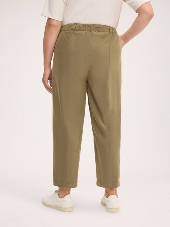 Fiorella Rubino Fiorella Rubino Spodnie materiałowe P010T005599N025 Zielony Regular Fit