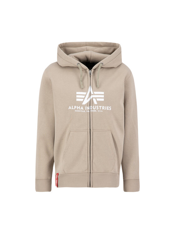 Alpha Industries Alpha Industries Bluza Basic Zip Hoodie Żółty Regular Fit
