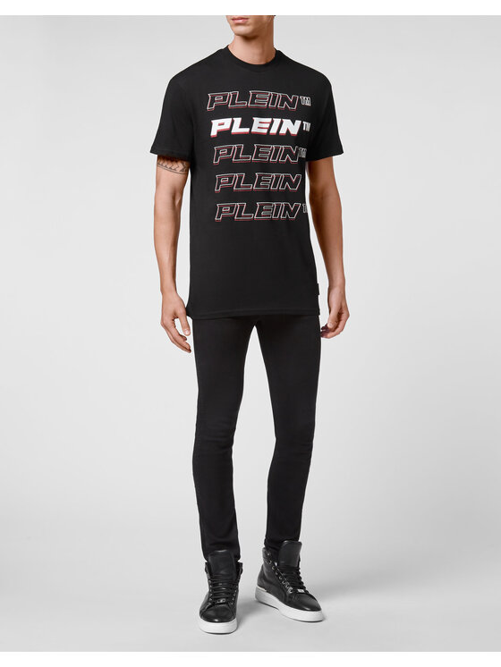 PHILIPP PLEIN PHILIPP PLEIN T-Shirt 6275 Czarny Regular Fit