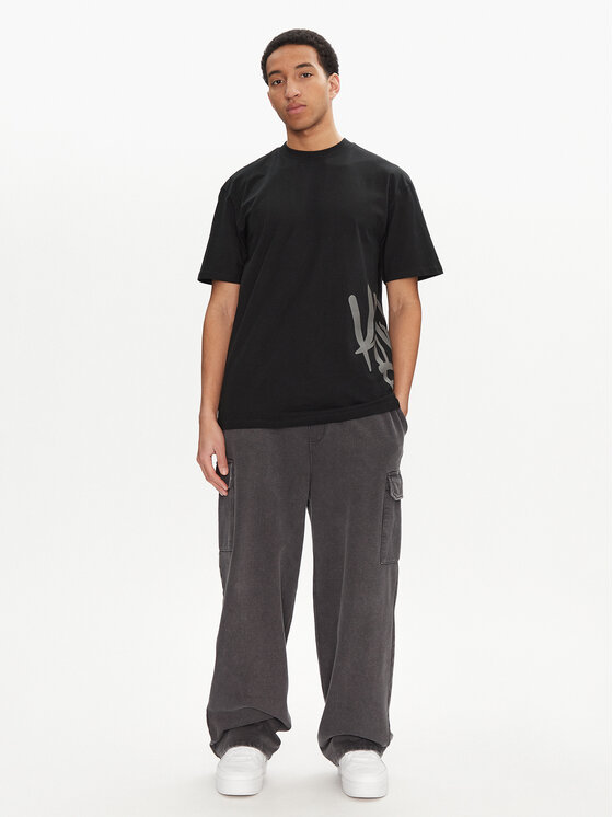 Karl Kani Karl Kani Marškinėliai Signature Tag 60300331 Juoda Regular Fit