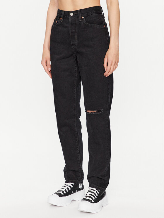 Levi's Džínsy 501 '81 A4699-0012 Čierna Tapered Fit
