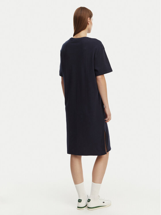 Lacoste Lacoste Φόρεμα καθημερινό EF2883 Σκούρο μπλε Oversize