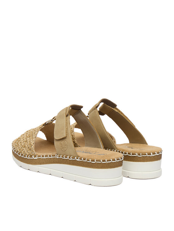 Rieker Rieker Pantoletten CEO-V1243-60 Beige