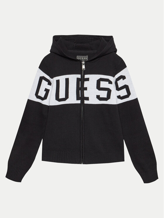 Guess Pulover L4YR01 Z2HH0 Negru Regular Fit