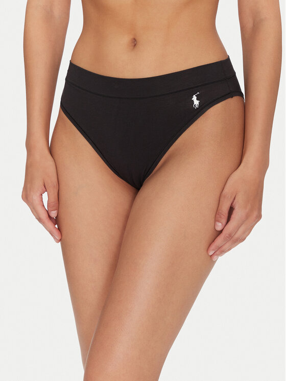 Figi klasyczne Polo Ralph Lauren, Rozmiar M, Czarne, 4P0496