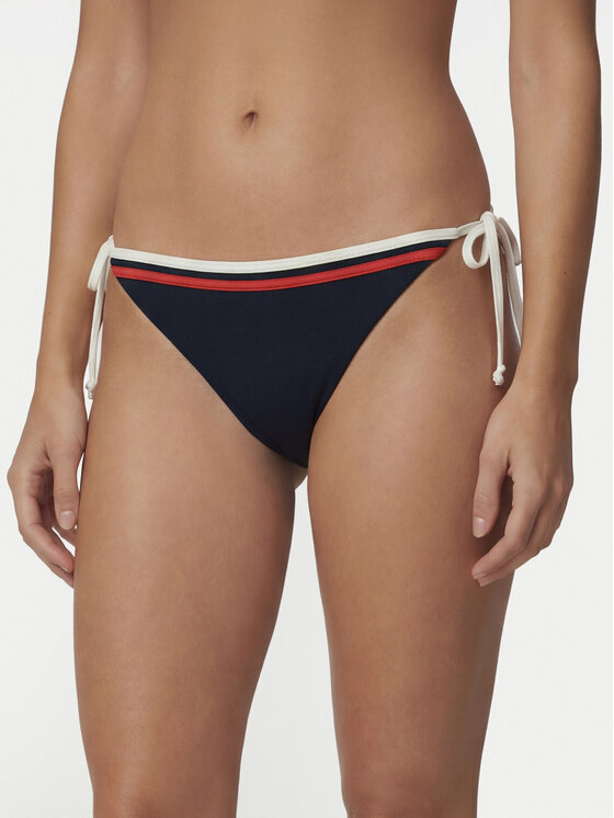 Tommy Hilfiger Tommy Hilfiger Bikini partea de jos UW0UW06557 Bleumarin