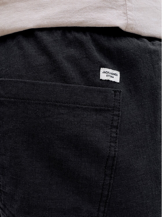 Jack & Jones Jack & Jones Pantaloncini di tessuto Jaiden 12293768 Nero Relaxed Fit