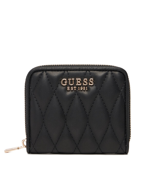 Guess Guess Kleine Damen Geldbörse Valla Slg SWQG81 22137 Schwarz