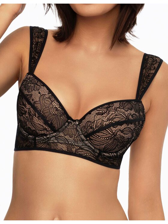 Esotiq Esotiq Biustonosz push-up 41363-61X Czarny