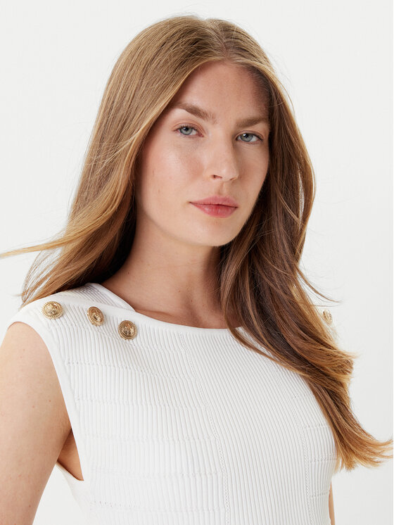 Guess Guess Palaidinė W5YR12 Z0130 Balta Regular Fit