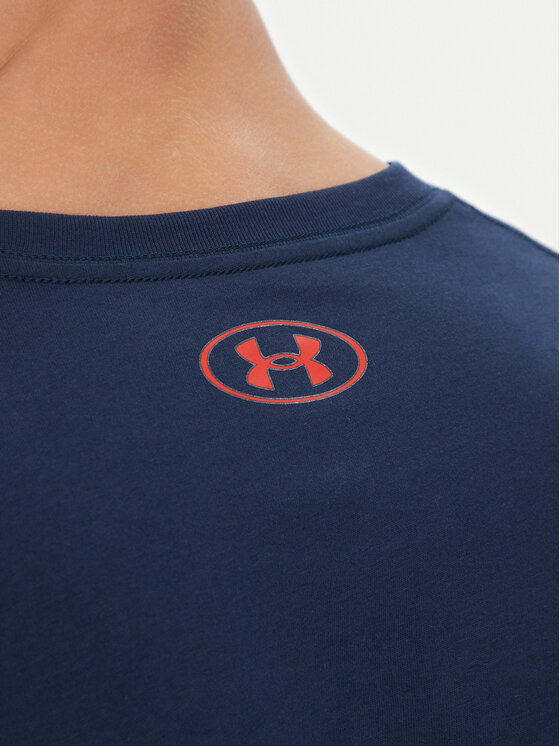 Under Armour Under Armour T-Shirt Boxed Sports 1386793 Granatowy Loose Fit