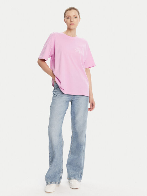 ONLY ONLY Тишърт Vivvi 15346761 Розов Regular Fit