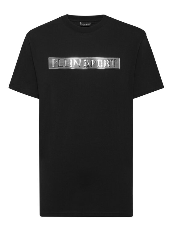 Plein Sport Plein Sport T-Shirt 5099 Czarny Regular Fit